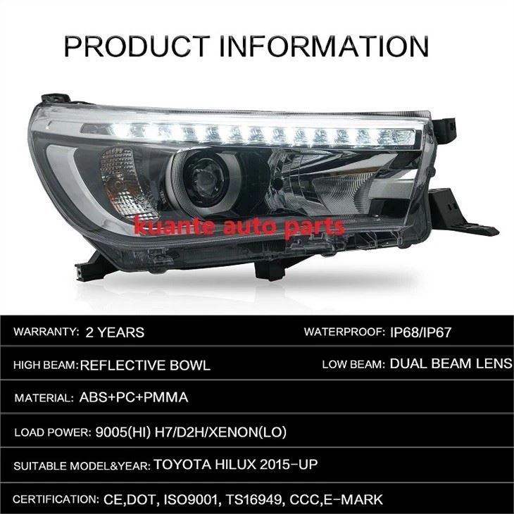 Hilux headlight