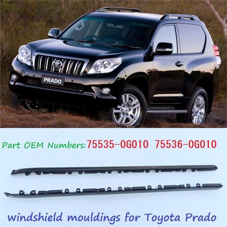 prado 2011 windshield moulding